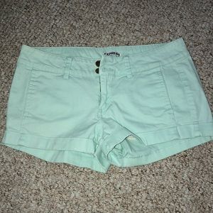 Light blue Express shorts